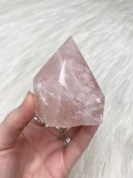 Rose Quartz Rough Point