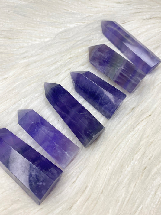 Purple Fluorite Point