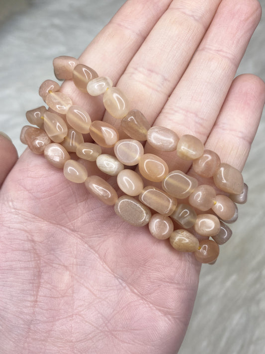 Sunstone Pebble Bracelet