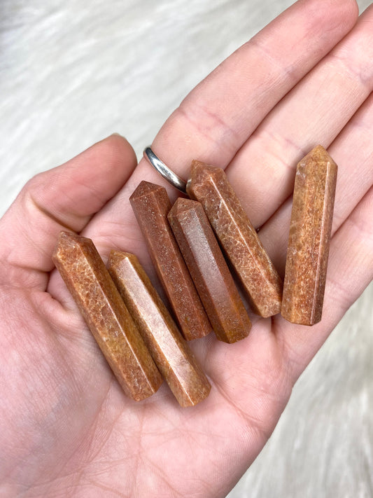 Orange Calcite Mini Point