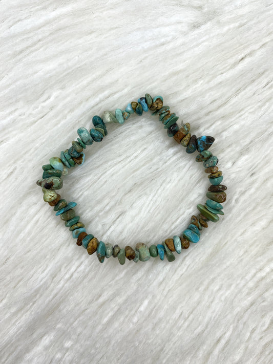 Turquoise Chip Bracelet