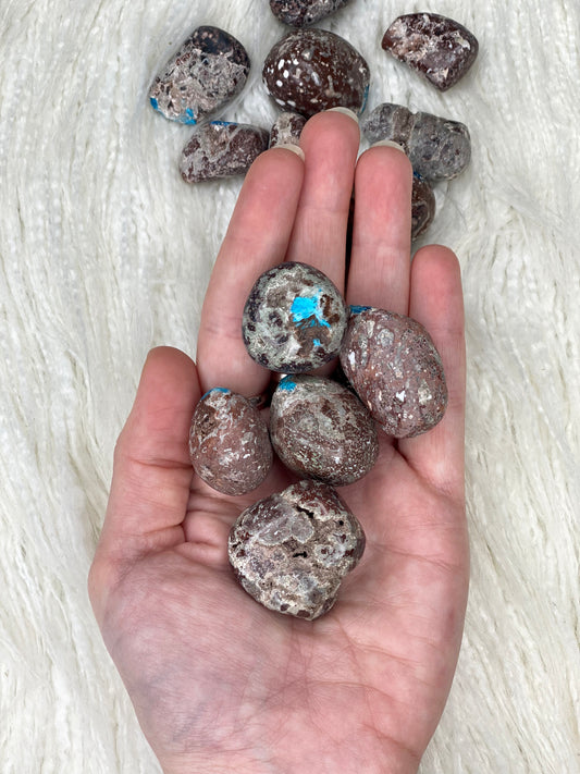 Cavansite Tumbled Stone - Large