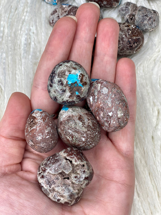 Cavansite Tumbled Stone - Large