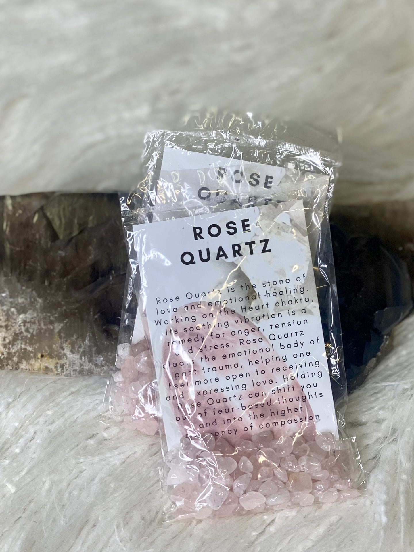 Rose Quartz Chips