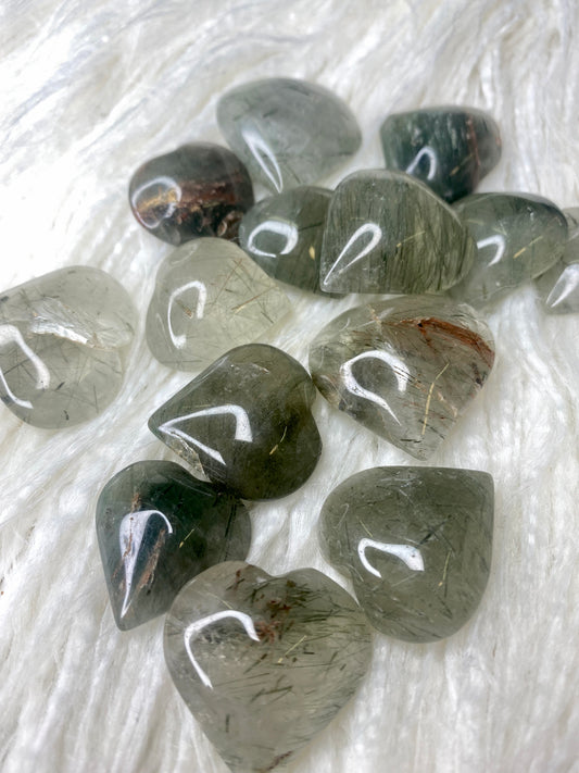 Tourmalated Quartz Heart