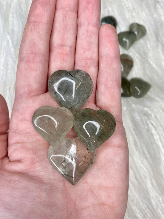 Tourmalated Quartz Heart