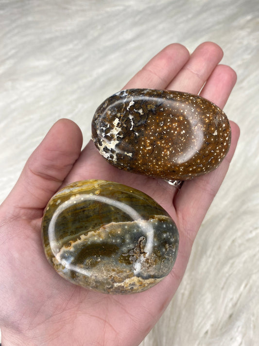 Ocean Jasper Palm Stone