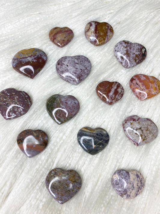 Ocean Jasper Heart