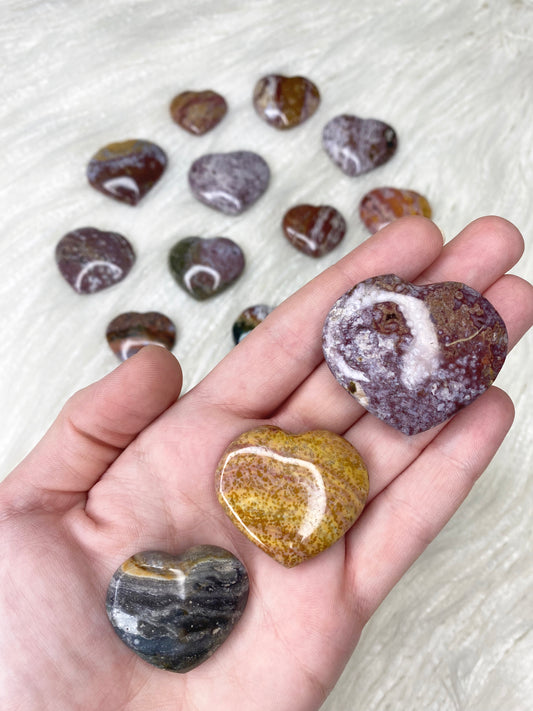 Ocean Jasper Heart