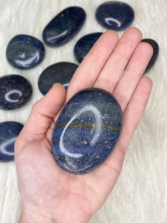 Lazulite Palm Stone
