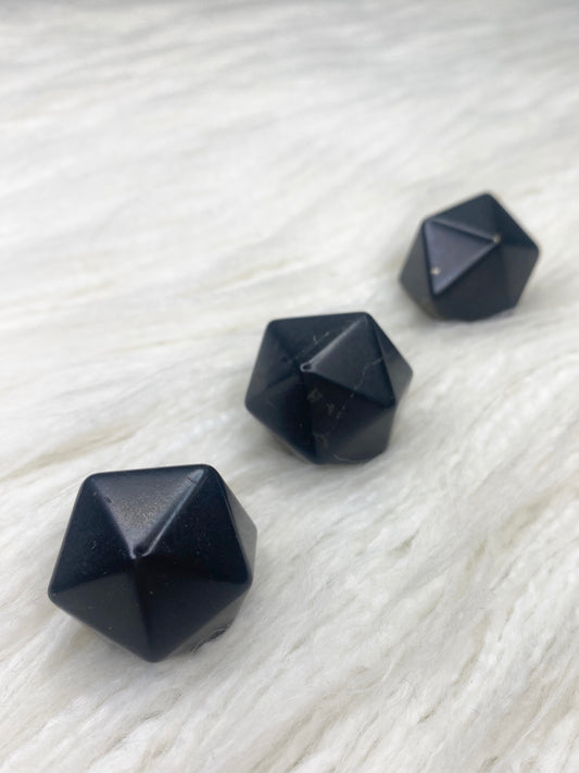 Shungite Icosahedron