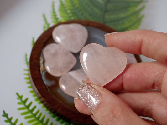 Rose Quartz Mini Heart