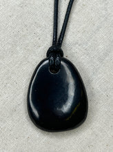 Load image into Gallery viewer, Shungite Necklace Flatstone
