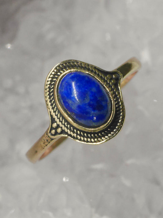 The Nomad Ring – Lapis (Size L / 5.5 )