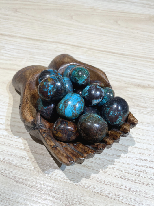 Chrysocolla High Grade Tumble