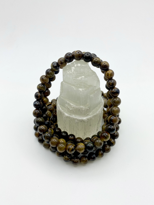 Tigers Eye Bracelet 6mm