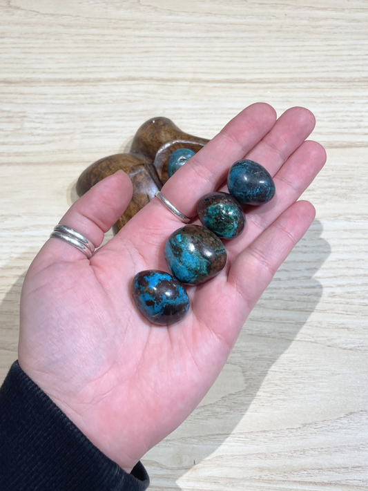 Chrysocolla High Grade Tumble