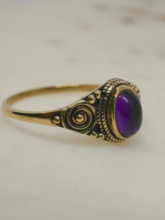 The Oracle Ring – Amethyst (Size N / 7)