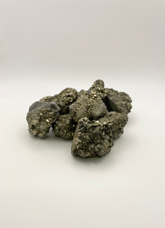 Pyrite Natural Clusters