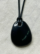Load image into Gallery viewer, Shungite Necklace Flatstone
