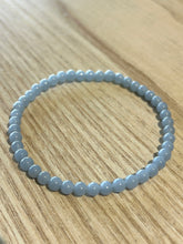 Load image into Gallery viewer, Blue Chalcedony Bracelet 4mm
