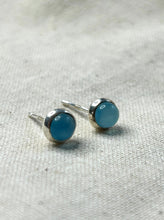 Load image into Gallery viewer, Blue Chalcedony Earrings
