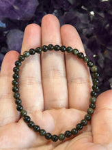Load image into Gallery viewer, Obsidian Bracelet 4mm
