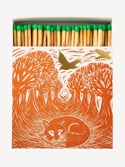 Woodland Fox | Square - Safety Matches