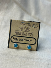 Load image into Gallery viewer, Blue Chalcedony Earrings
