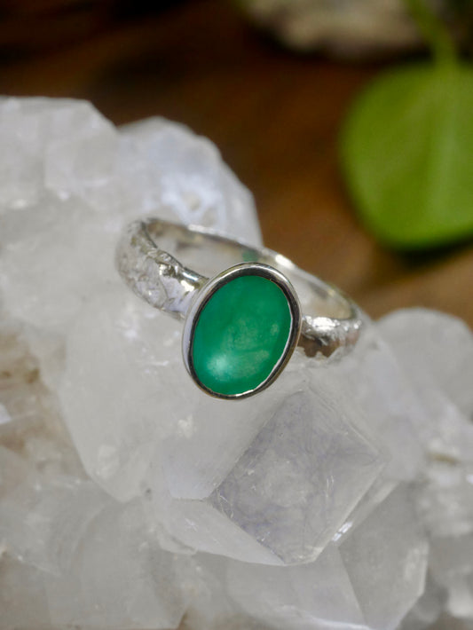 Emerald Oval Ring