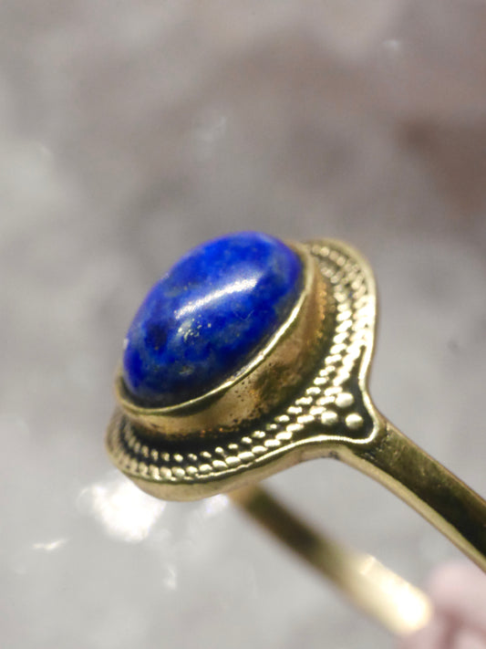The Nomad Ring – Lapis (Size L / 5.5 )