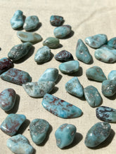 Load image into Gallery viewer, Larimar Small Tumbled Stone
