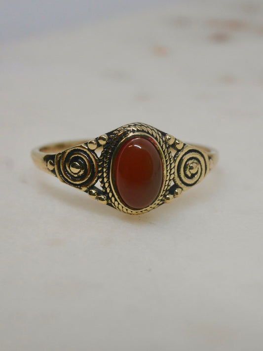 The Oracle Ring – Carnelian (Size N / 7)