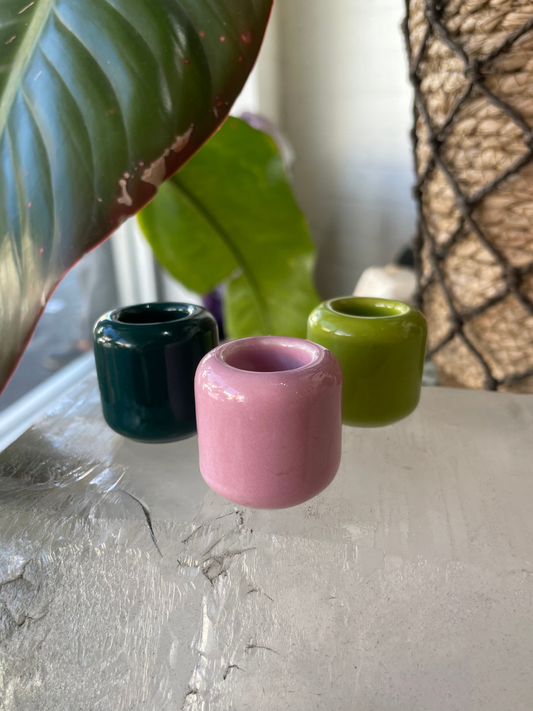 Mini Ceramic Candle Holder