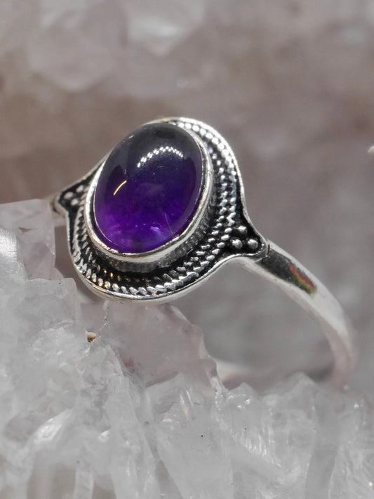 The Nomad Ring – Amethyst (Size N / 7)