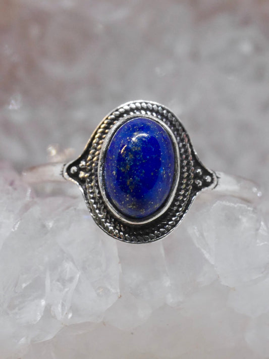 The Nomad Ring – Lapis (Size P½ / 8)