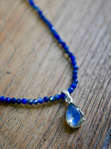 Labradorite Teardrop Pendant
