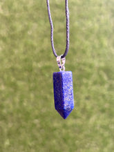 Load image into Gallery viewer, Lapis Crystal Point Necklace
