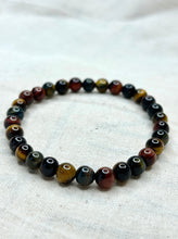 Load image into Gallery viewer, Tiger Eye Mixed Bracelet 6mm
