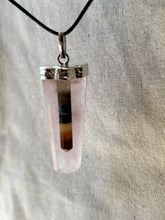Load image into Gallery viewer, Rose Quartz Chakra Necklace
