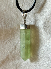 Load image into Gallery viewer, Prehnite Sterling Silver Necklace

