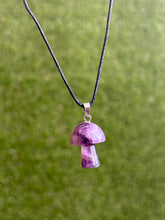 Load image into Gallery viewer, Mushroom Necklace Amethyst
