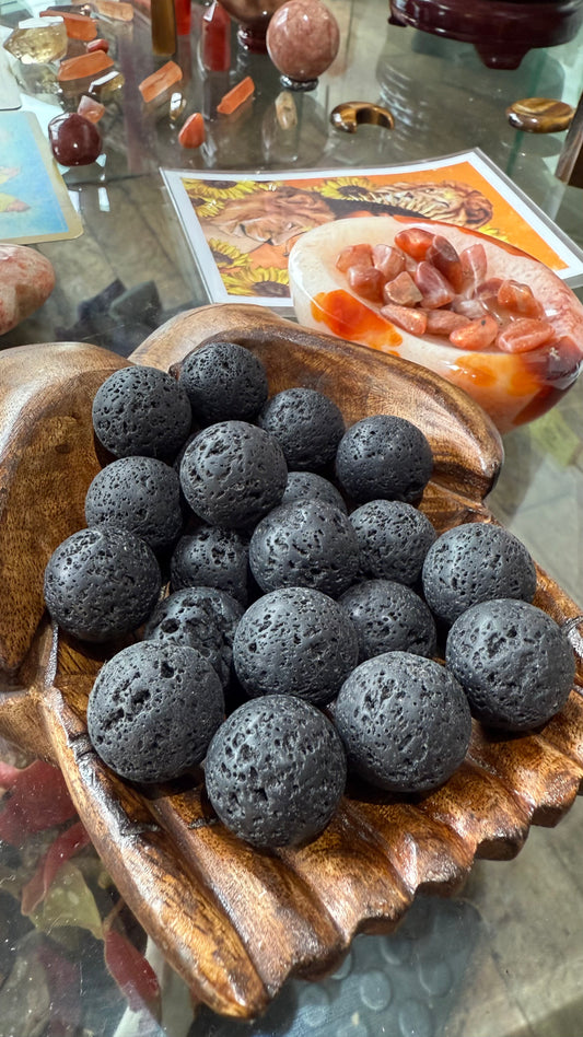Lava Stone Sphere