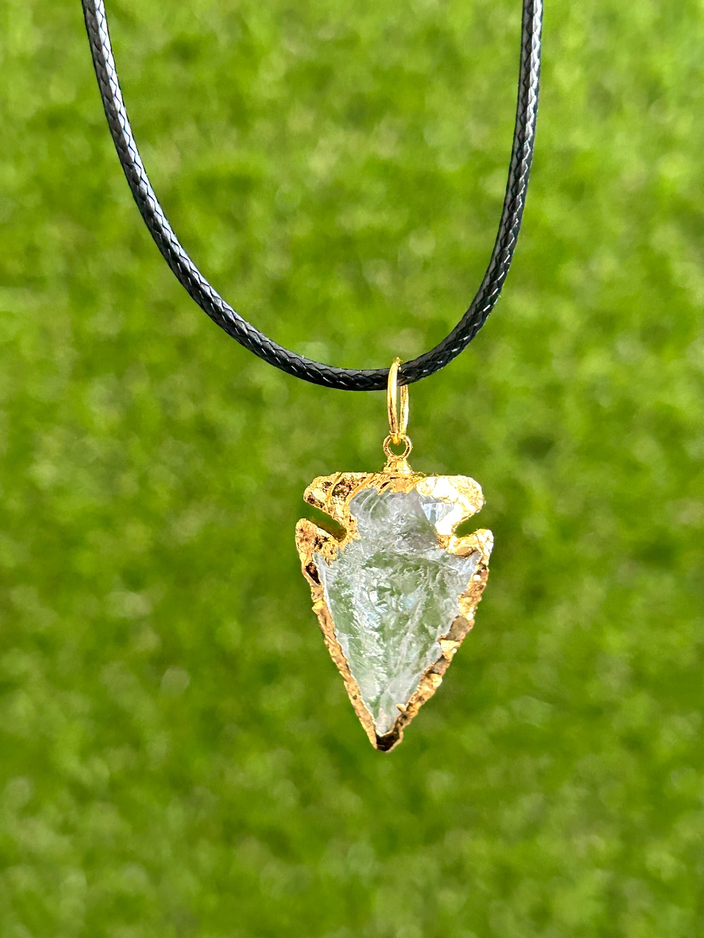 Clear Quartz Arrowhead Necklace