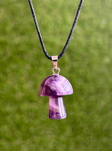 Load image into Gallery viewer, Mushroom Necklace Amethyst
