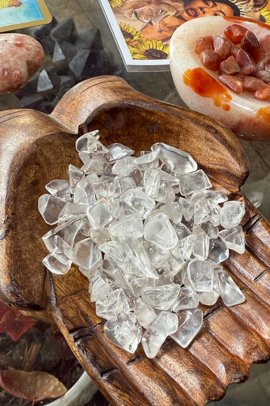 Clear Quartz Mini Chip Tumble