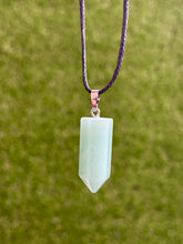 Load image into Gallery viewer, Aventurine Crystal Point Necklace
