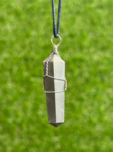 Load image into Gallery viewer, Pyrite Wire Wrap Necklace
