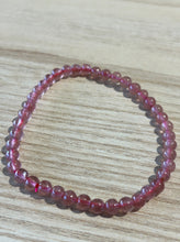 Load image into Gallery viewer, Strawberry Quartz Bracelet 4mm
