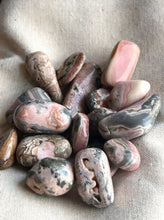 Load image into Gallery viewer, Rhodochrosite Small Tumbled Stone

